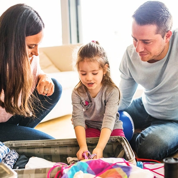 család a játék során