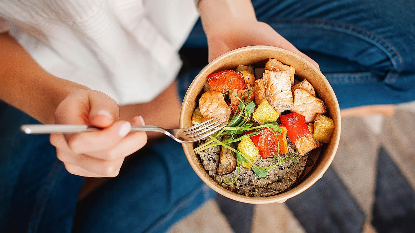 Egészséges, C-vitaminban és cinkben gazdag étkezés.